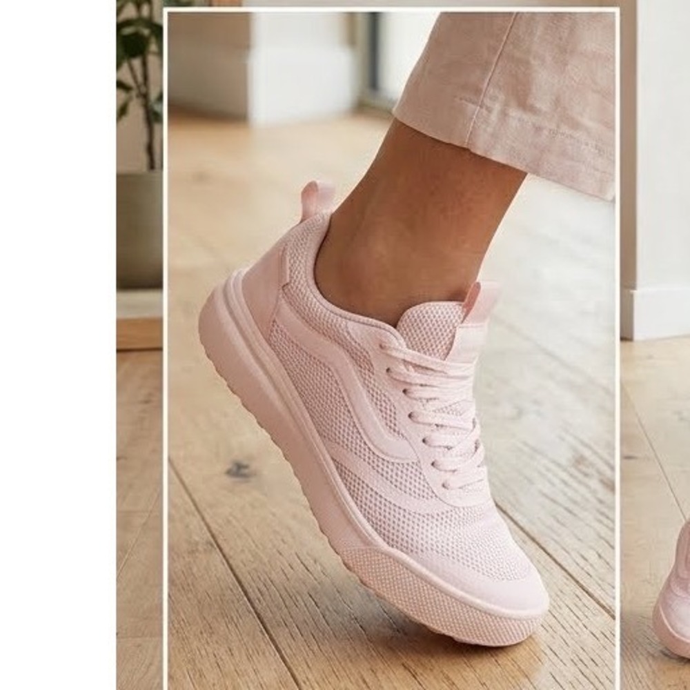 Vans UltraRange Rapidweld Pink Mesh Low‎ Top Sneakers 500383 Womens 5 BalletCore